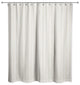 Cream and White Ticking Stripe 71x74 Shower Curtain