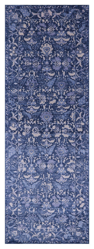 Runner Modern Handmade Wool Rug 4' 1" X 11' 10" Q11899