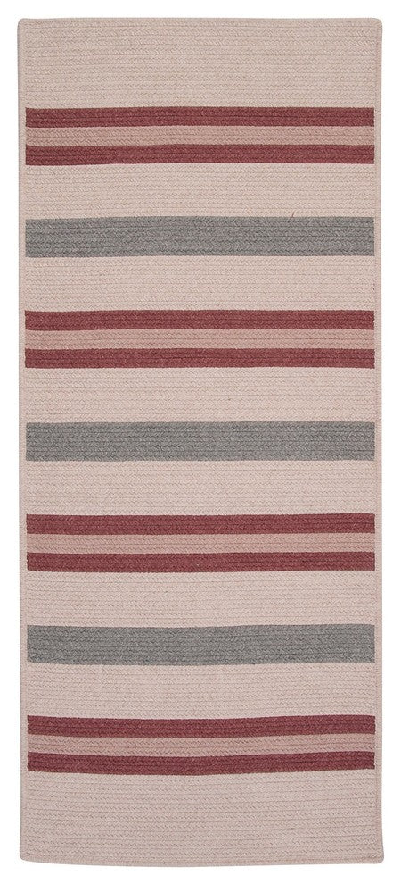 Colonial Mills Allure AL79 Mauveberry Stripes Area Rug, Rectangular 2''x3''