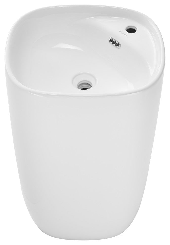 Ivy One Piece Pedestal Sink