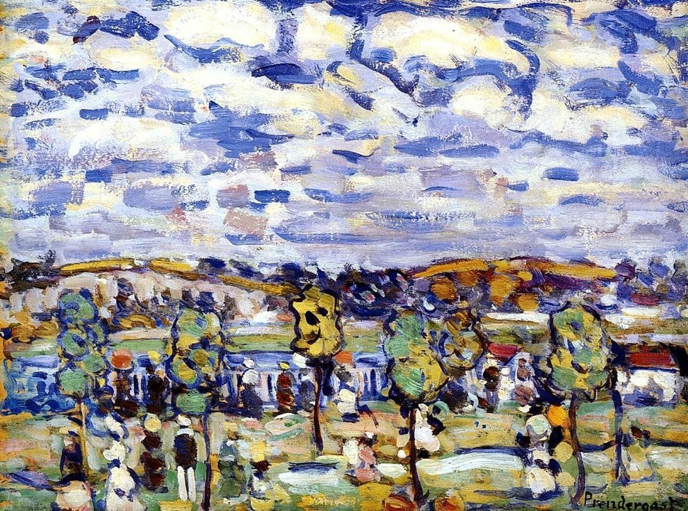 Maurice Prendergast New England, 21"x28" Wall Decal