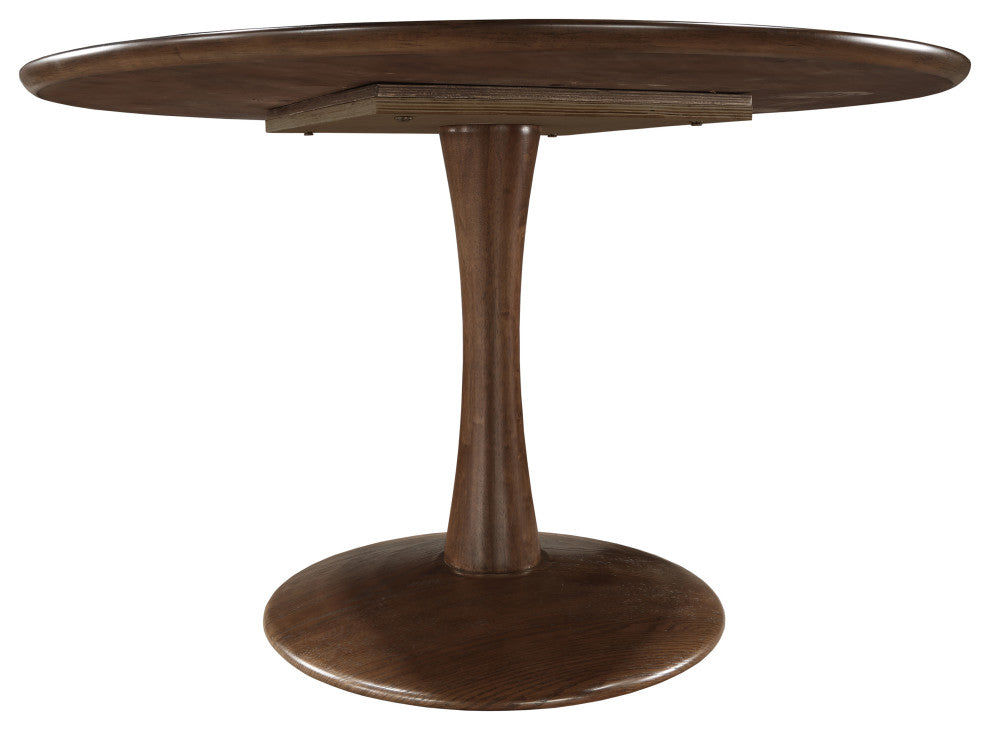 Holly Dining Table, Brown, 48" Diameter