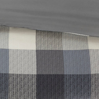 Madison Park Ridge Cabin Farmhouse Buffalo Check Comforter Set, Grey