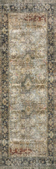 Olive Charcoal Layla Printed Area Rug by Loloi II, 2'-6"x12'-0"