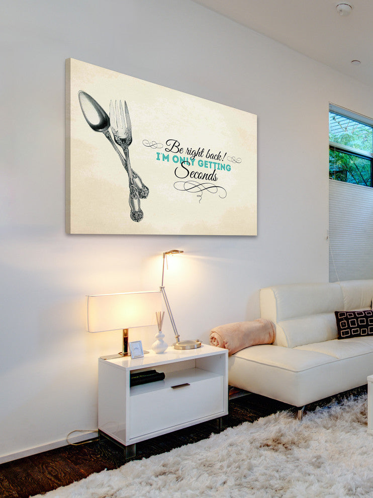 "Getting Second" Painting Print on Canvas