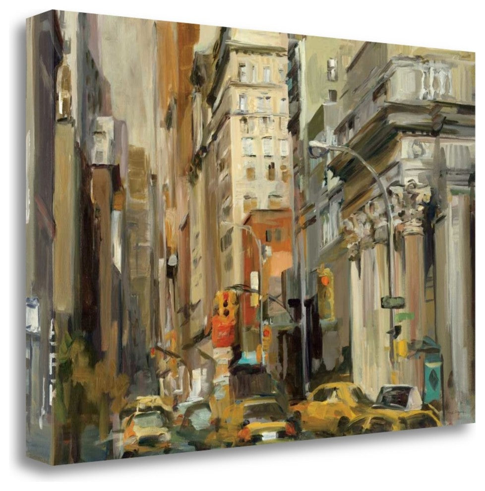 "Union Square Ny" By Marilyn Hageman, Giclee Print on Gallery Wrap Canvas