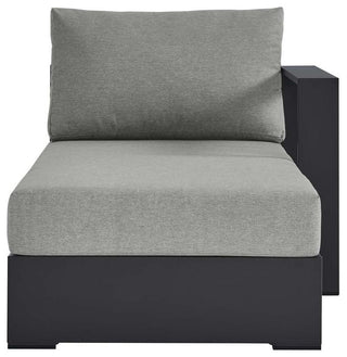 Tahoe Outdoor Patio Powder-Coated Aluminum Modular Right-Facing Chaise Lounge