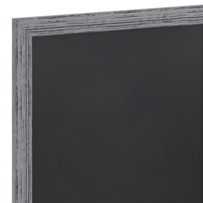 Canterbury Wall Mount Magnetic Chalkboard Sign Set, Grey, 24" X 36"
