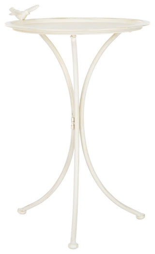 Safavieh Kensi Bird Bath, Pearl White