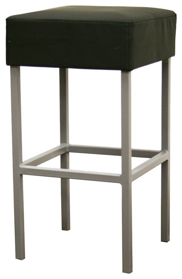 Baxton Studio Andante Black Faux Leather Counter Stool