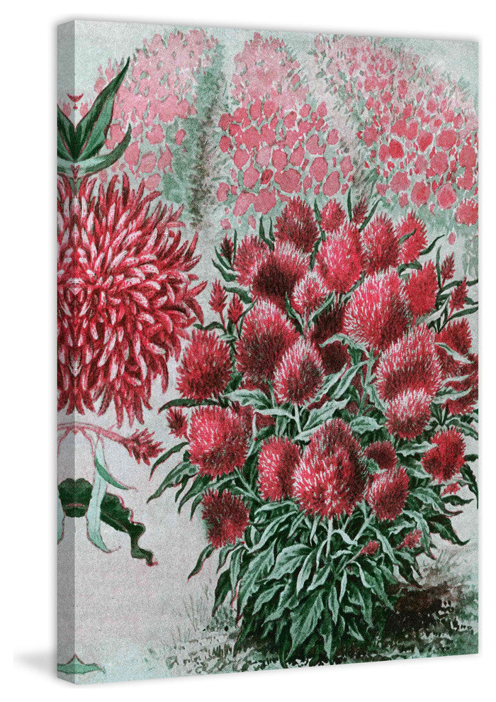 "Wool Flowers 2" Painting Print on Canvas