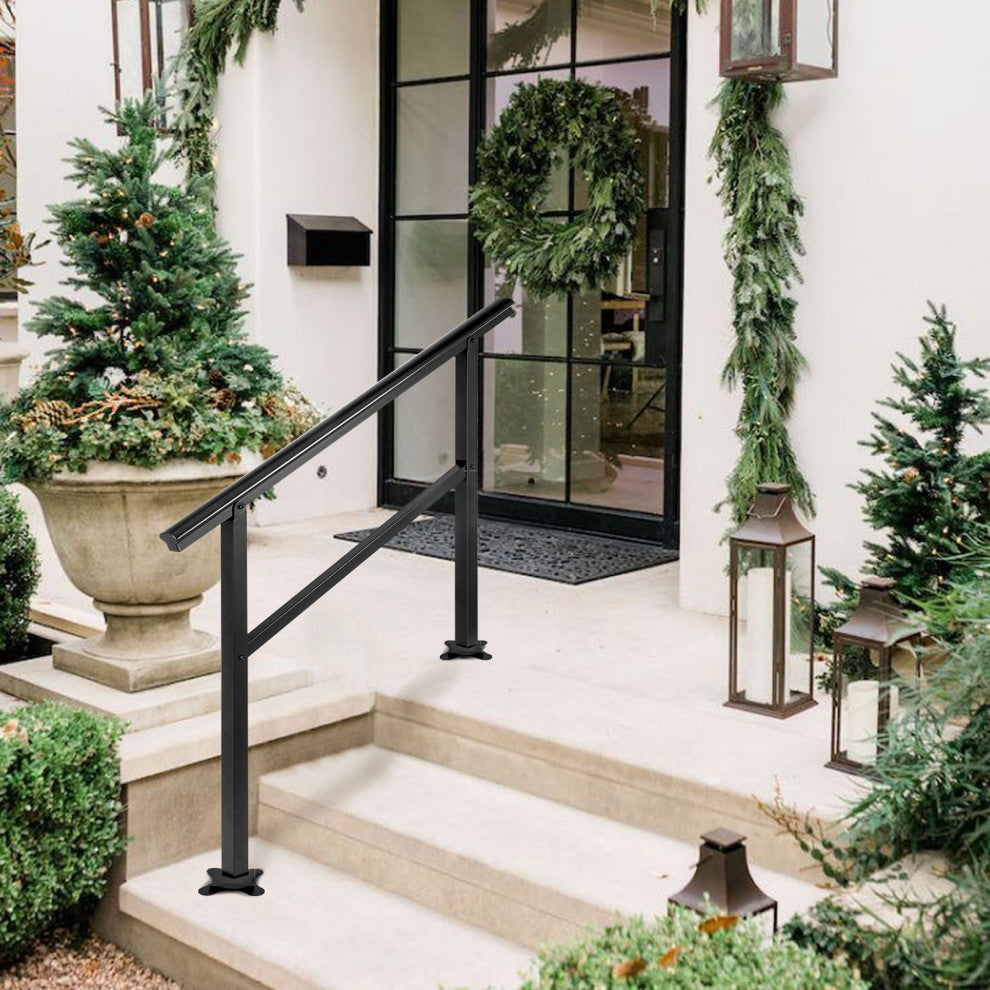 Outdoor Handrails Aluminum Stair Railing Staircase Handrail, 4ft
