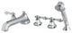 Kingston Brass Roman Tub Faucet With Hand Shower, Polished Chrome