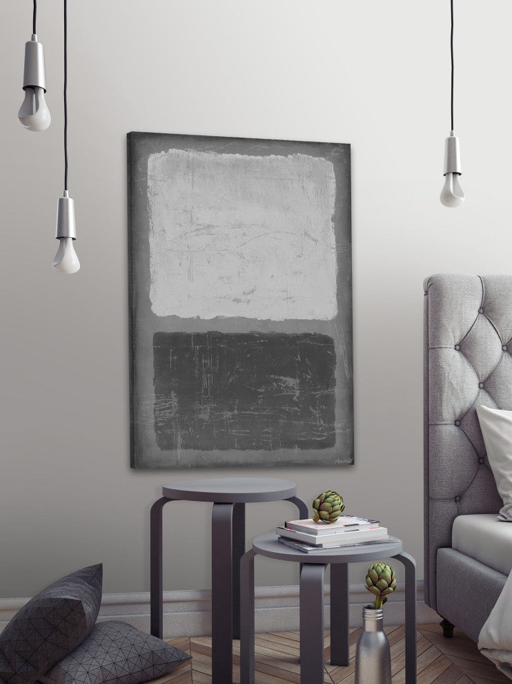 "Dynamic Pair" Painting Print on Wrapped Canvas, 16x24