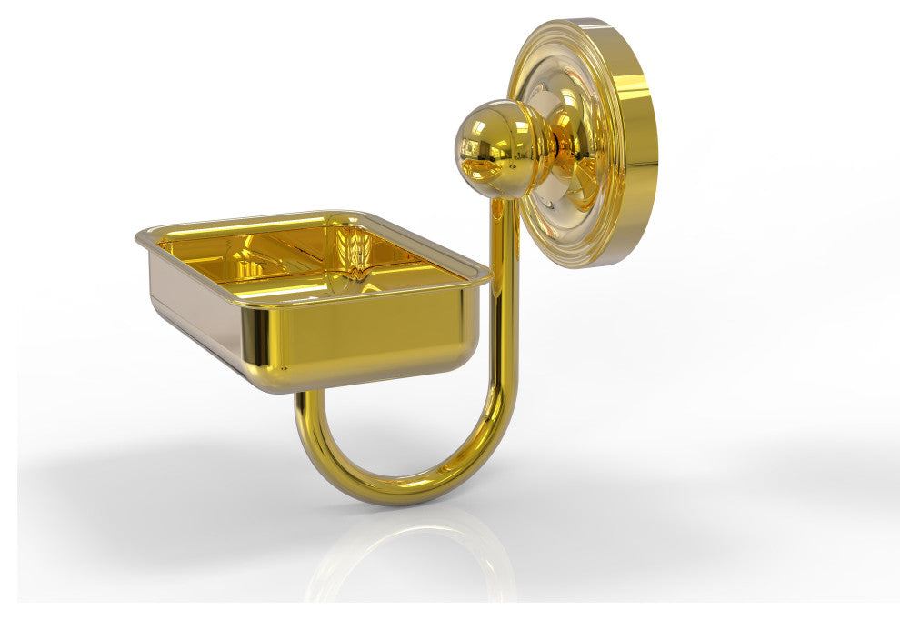 Prestige Regal Wall Mounted Soap Dish, Polished Brass