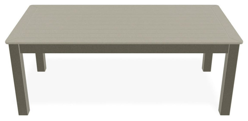 24" x 48" Marine Grade Outdoor Coffee Table, Storm