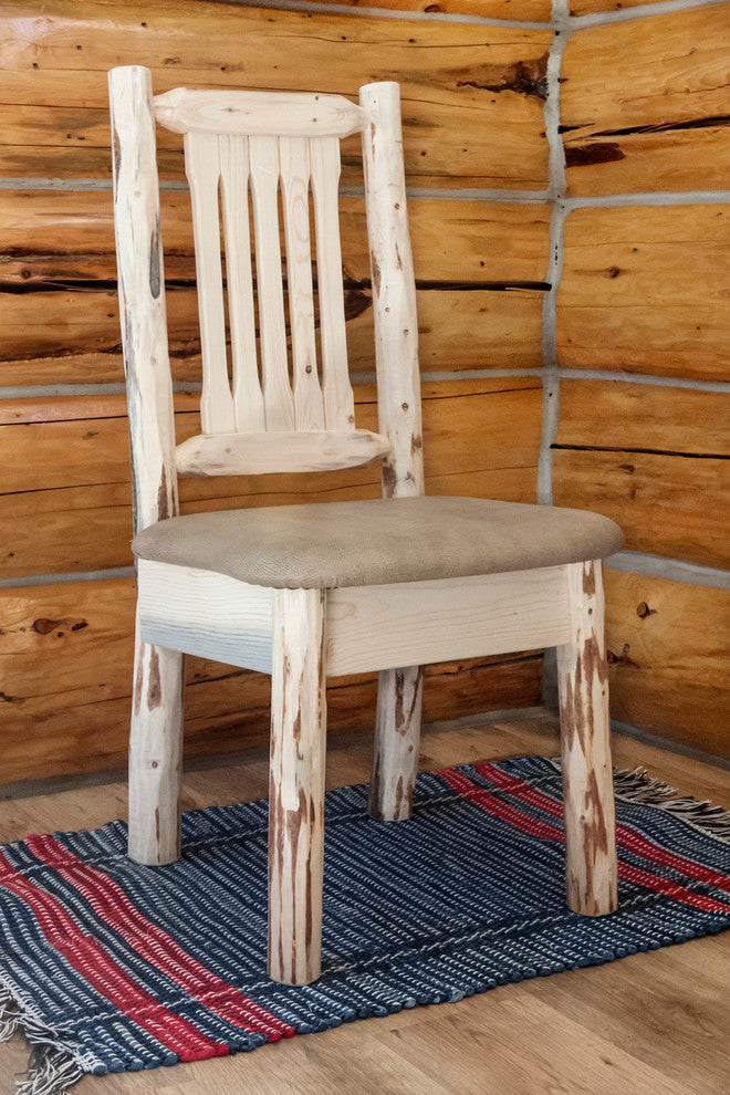 Side Chair, Ready to Finish With Upholstered Seat, Buckskin Pattern