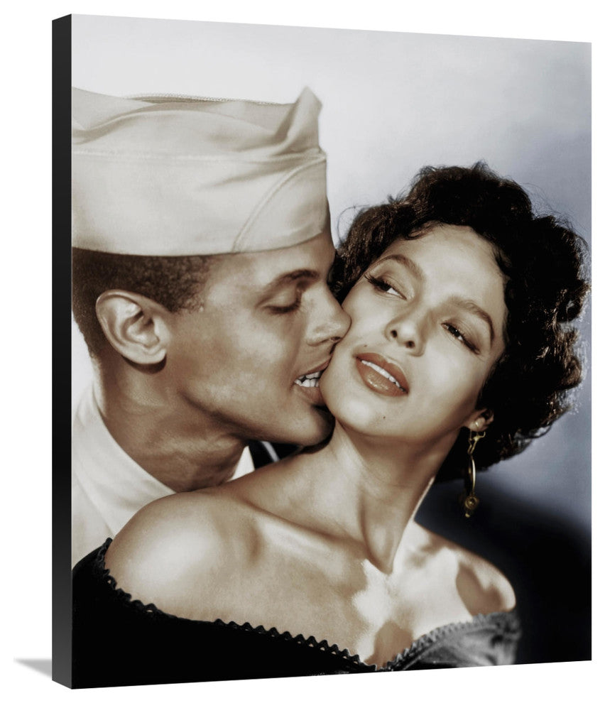 "Harry Belafonte with Dorothy Dandrige" Canvas Giclee, 24"x30"