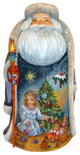 Angelic Christmas Tree, Woodcarved Figurine