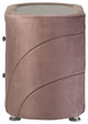 ACME Salonia Nightstand, Pink Velvet