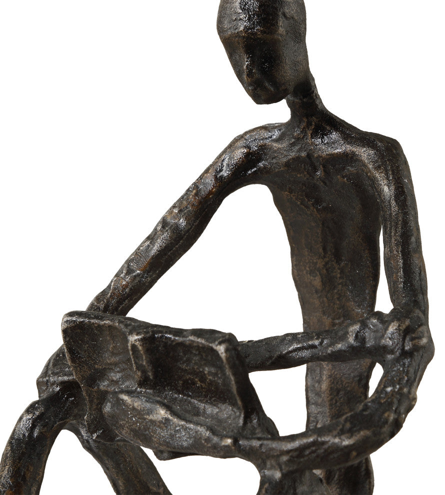 Uttermost Sit Back, Relax And Read, Iron Sculpture