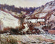 Claude Oscar Monet Snow Effect at Falaise, Gallery Wrapped Canvas, 20"x25"