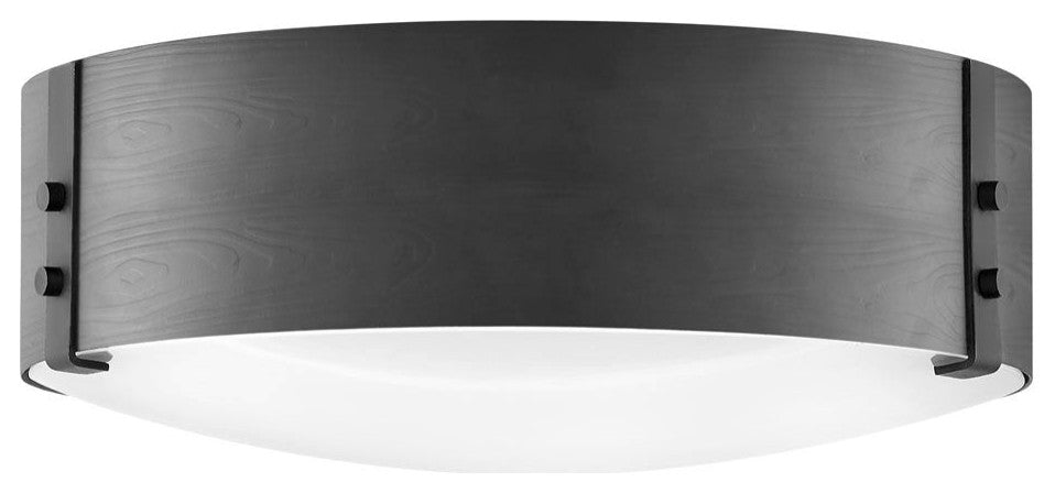 Hinkley Sawyer Medium Flush Mount, Black
