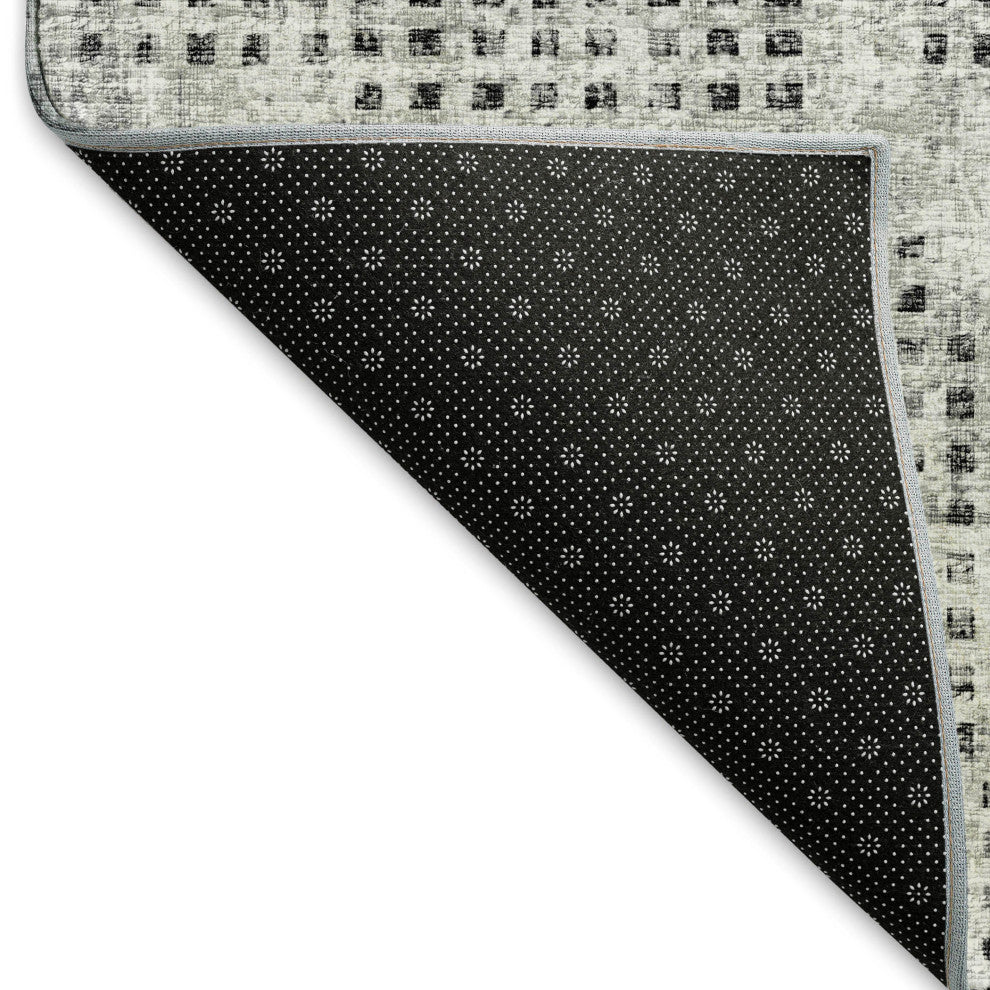 Premium Machine Washable Mayfield AMF33 Gray 5' x 7'6" Rug