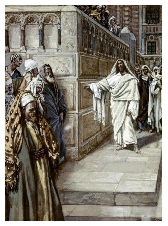 "Corner Stone" Digital Paper Print by James Tissot, 18"x24"