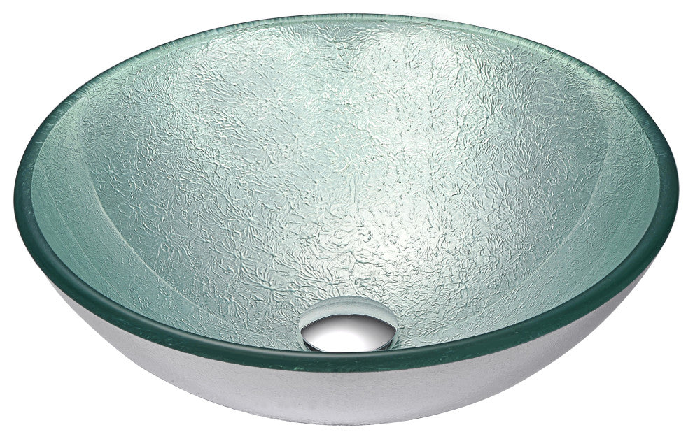 ANZZI Komupau Series Deco-Glass Bathroom Vessel Sink