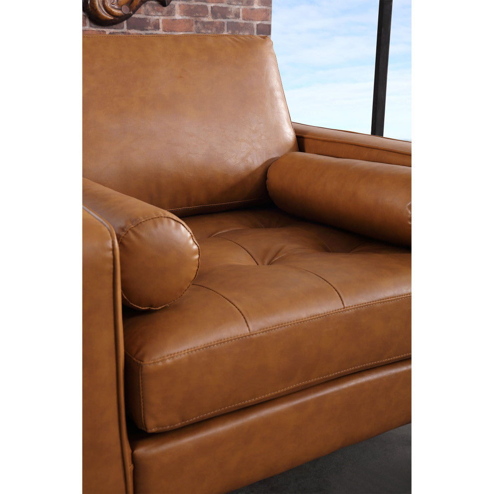 Frederick Modern Contemporary Leather Armchair