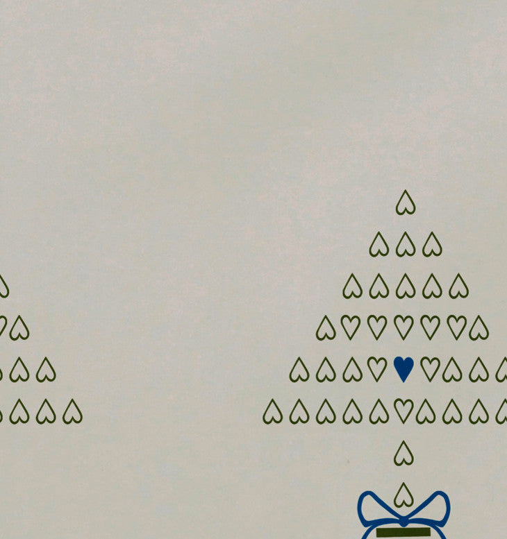 Hearty Holidays, Holiday Print Placement, Ivory And Cream, Set of 4