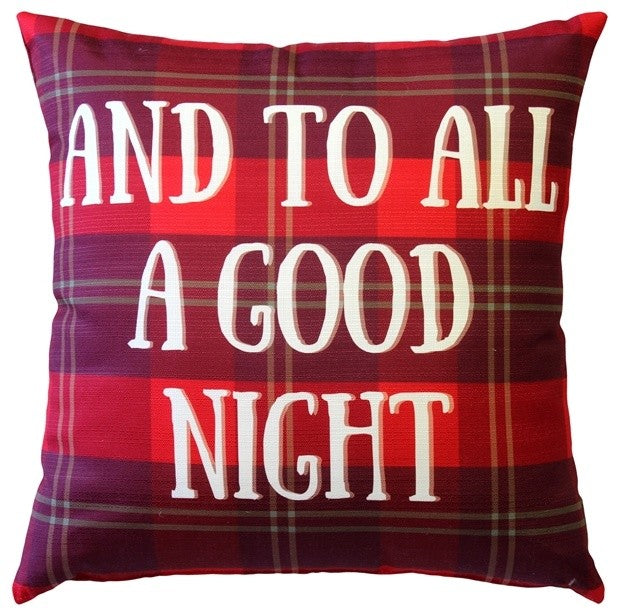Pillow Decor - Merry Christmas Throw Pillow 19x19