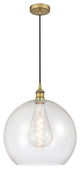 Innovations 616-1P-BB-G124-14-LED 1-Light Pendant, Brushed Brass