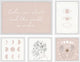 Healing Moon Pentaptych, 5-Piece Set