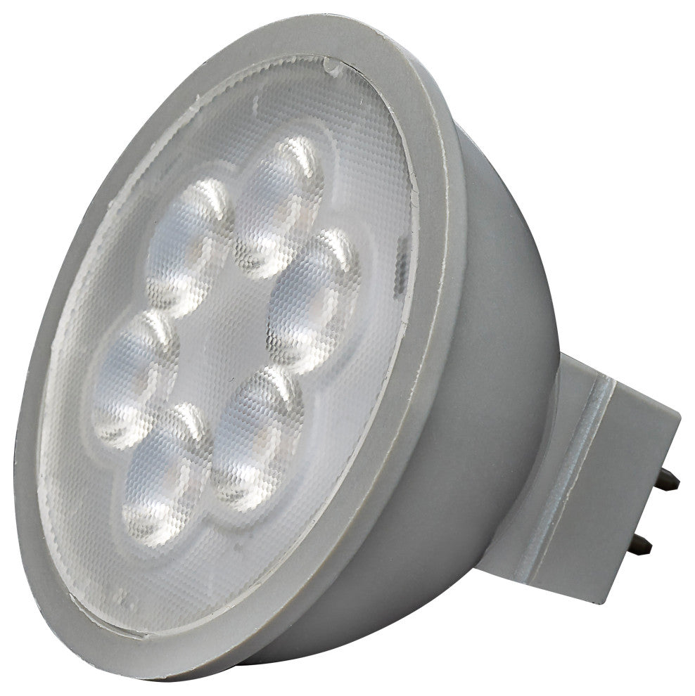 4.5W MR16 LED, Silver Finish, 2700K, GU5.3 Base, 360 Lumens, 12V