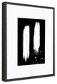 Negatives Strokes' Framed Print Wall Art by 1X