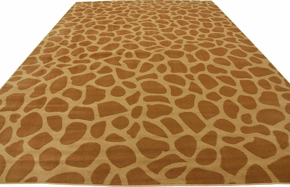 Rectangle Giraffe Animal Inspirations Wild 7'x10' Rectangle Giraffe Area Rug