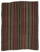 Vintage Anatolian Kilim Rug 5' 4" x 6' 11", 64 in. x 83 in.