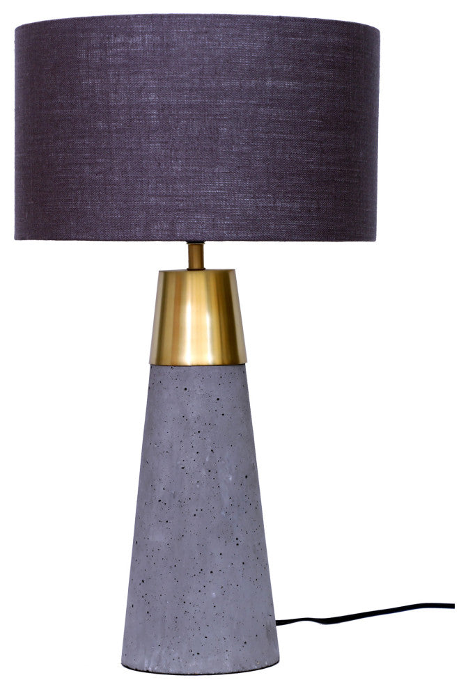 Contemporary Savoy Table Lamp - Grey