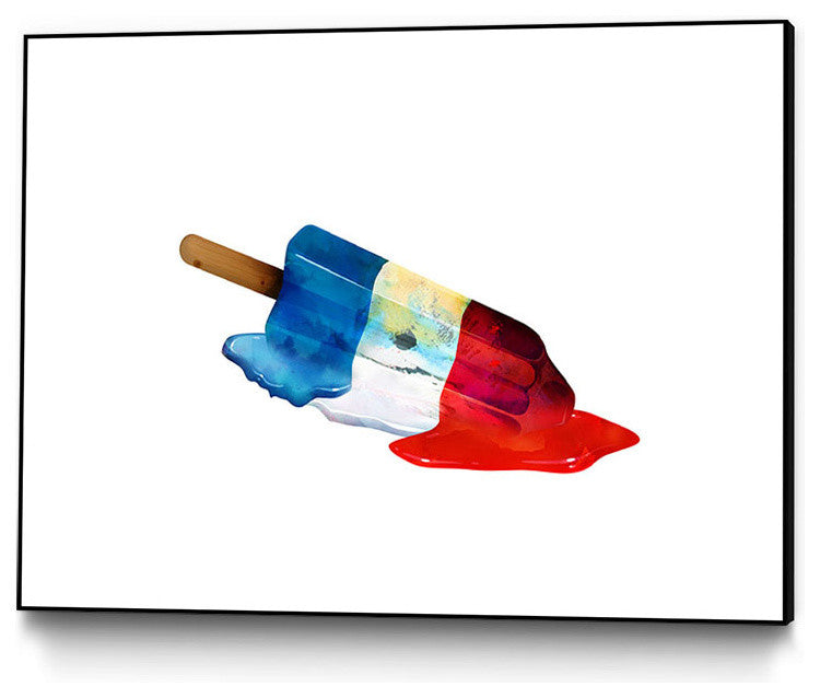 Pop Life Art block Framed Canvas, 40"x30"