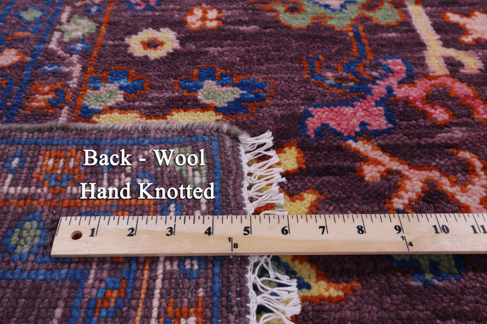 Turkish Oushak Hand Knotted Wool Rug 6' 2" X 9' 0" - Q15365