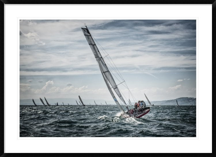 "Le Retour" Framed Digital Print by Jose Fangueiro, 44x32"