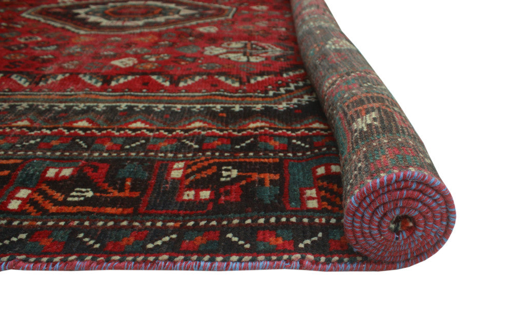Fine Vintage Distressed Tarana Red Rug
