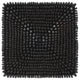 Uttermost Portside Black Wood Wall Panel 04321