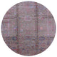 Ahgly Company Indoor Round Mid-Century Modern Area Rugs, 5' Round