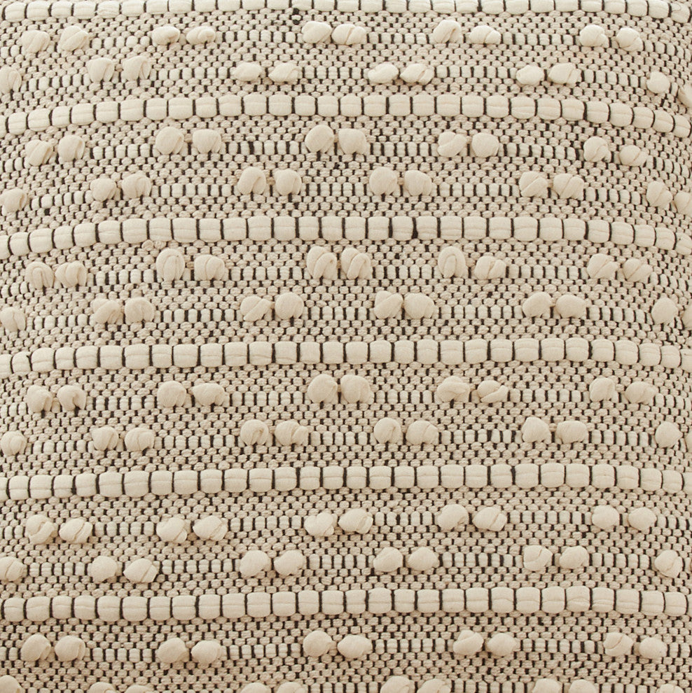 Throw Pillow Cover With Moroccan Design, Poly Filled