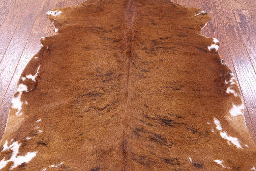 Natural Cowhide Rug 6' 6" X 5' 5" C1841