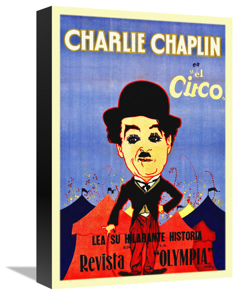 Charlie Chaplin, Spanish, Circus, 1928, 11x16