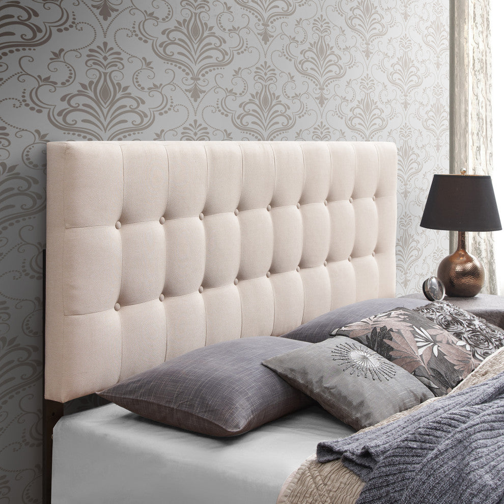 Kirkwood 77.95" W Beige King Headboard